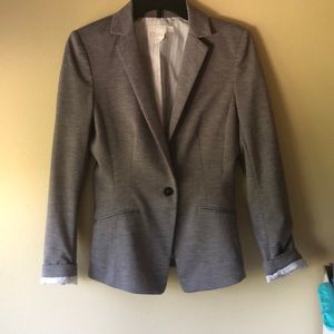 Heather Grey Fitted Blazer